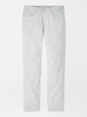 Peter Millar British Gray EB66 Performance Five-Pocket Pants Golf Chino 33x32